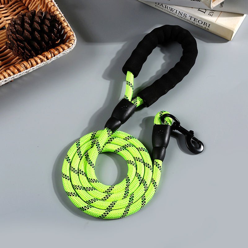 Reflective Nylon Round Rope Dog Leash - Pet Supplier Store