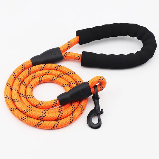 Reflective Nylon Round Rope Dog Leash - Pet Supplier Store