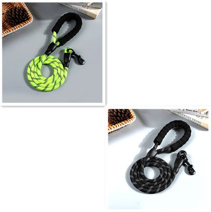 Reflective Nylon Round Rope Dog Leash - Pet Supplier Store
