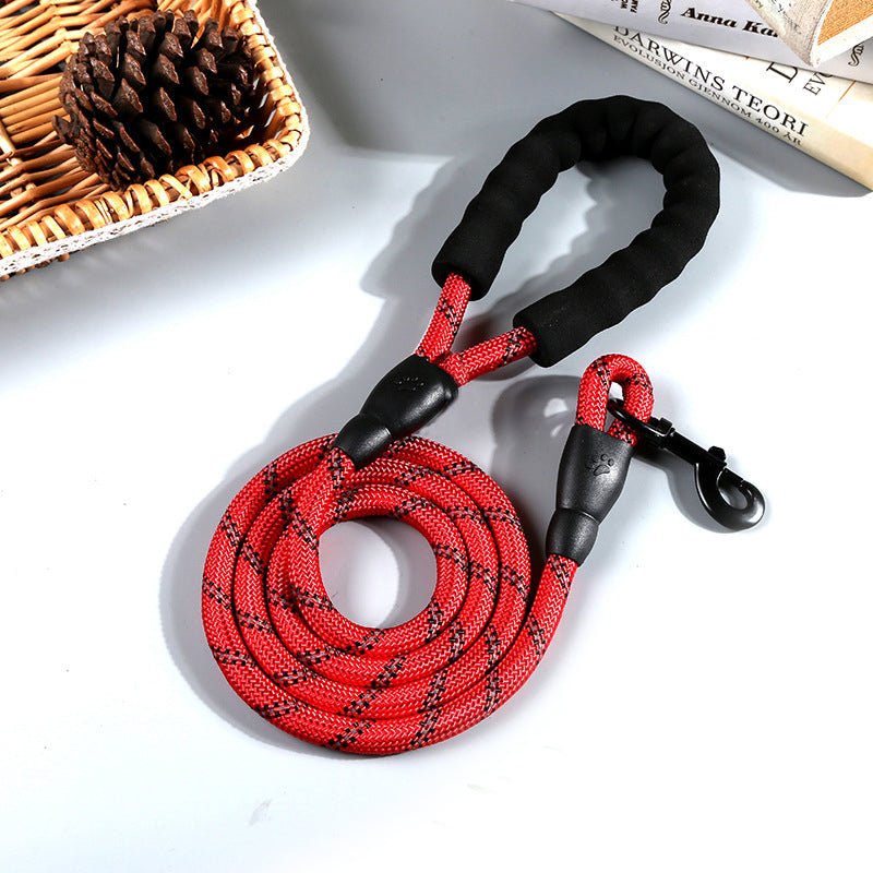 Reflective Nylon Round Rope Dog Leash - Pet Supplier Store