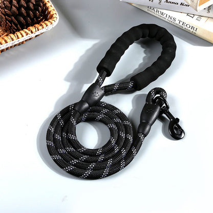 Reflective Nylon Round Rope Dog Leash - Pet Supplier Store