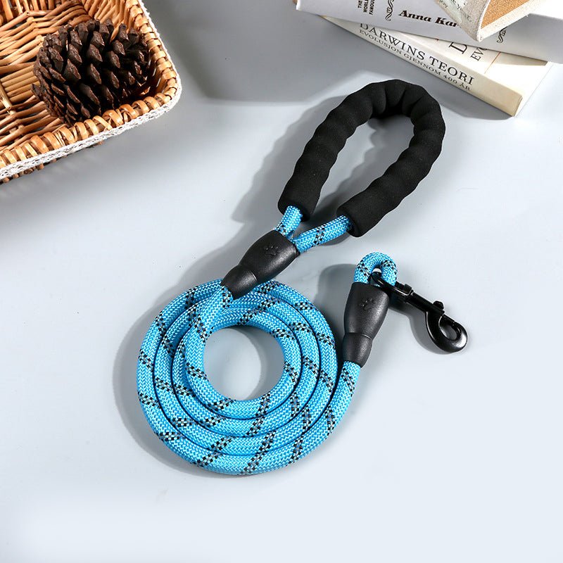 Reflective Nylon Round Rope Dog Leash - Pet Supplier Store