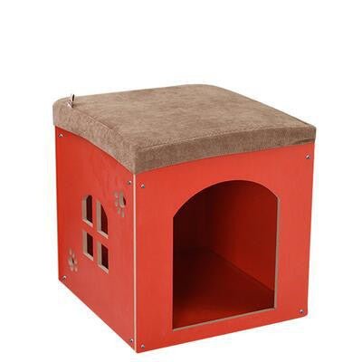 Removable And Washable Four Seasons Pet House, Wooden Pet Nest - Pet Supplier Store