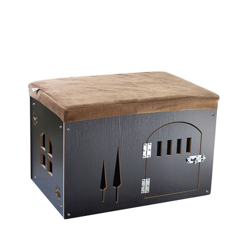 Removable And Washable Four Seasons Pet House, Wooden Pet Nest - Pet Supplier Store