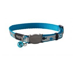Rogz Reflecto Catz Blue Fish Cat Collar 20-31 cm - Pet Supplier Store