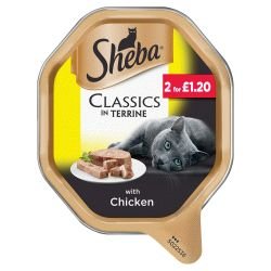 Sheba Classics Cat Tray with Chicken in Terrine 85g - Pet Supplier Store