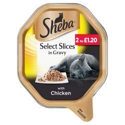SHEBA Select Slices Cat Tray Chicken in Gravy 85g - Pet Supplier Store