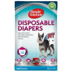 Simple Solution Disposable Diaper Medium - Pet Supplier Store