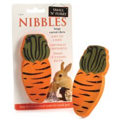 Small 'N' Furry Carrot Wood Chew Large - Pet Supplier Store