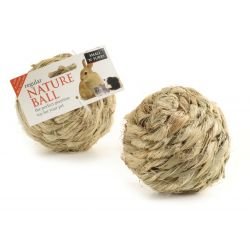 Small 'N' Furry Nature Ball With Bell Medium 7.6cm - Pet Supplier Store