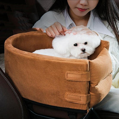 Velvet Dog Car Seat - Pet Supplier Store