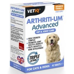 VETIQ Arthriti-UM Advanced 45 Tablets - Pet Supplier Store