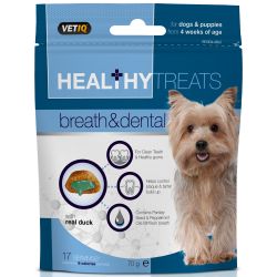 VETIQ Healthy Treats Breath & Dental Dog Treats 70g - Pet Supplier Store