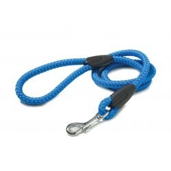 Walk 'R' Cise Dog Nylon Braided Trigger Hook Lead - Blue - Pet Supplier Store