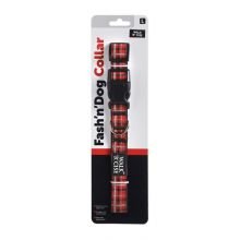 Walk 'R' Cise Fash 'N' Dog Collar Red Tartan Large - Pet Supplier Store
