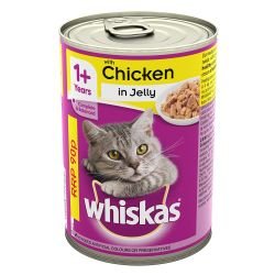 Whiskas 1+ Cat Can with Chicken in Jelly 390g - Pet Supplier Store