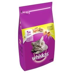 Whiskas 1+ Cat Complete Dry with Chicken 3.8kg - Pet Supplier Store