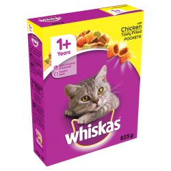 Whiskas 1+ Cat Complete Dry with Chicken 825g - Pet Supplier Store
