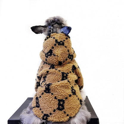 Winter Lamb Fleece Padded Dog Coat - Pet Supplier Store